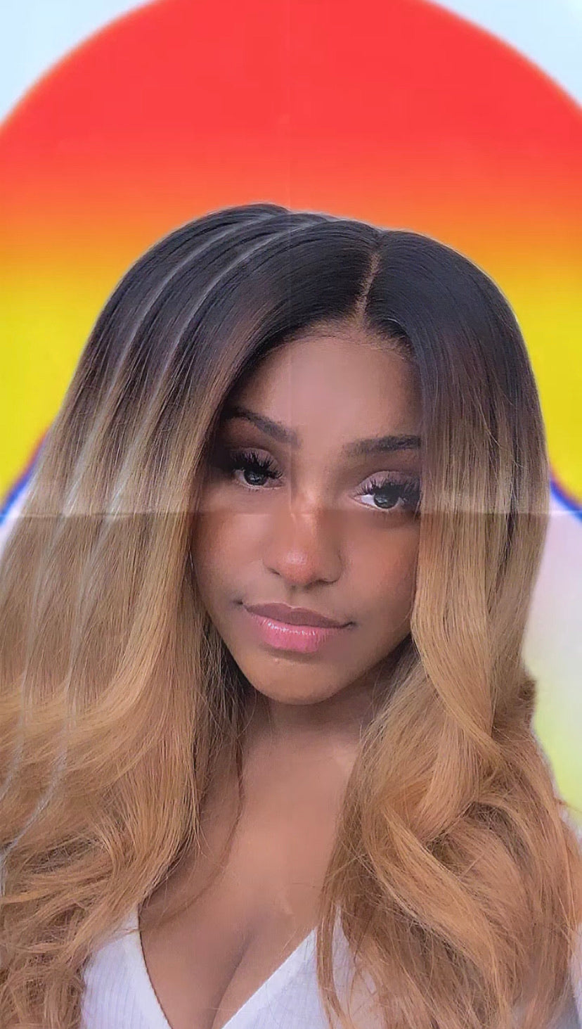 Honey Blonde Frontal Wig 🍯